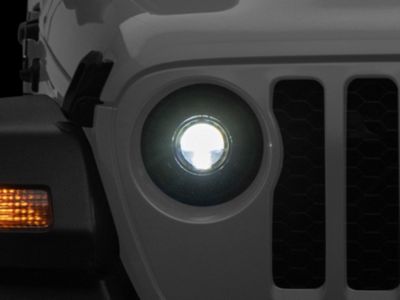 Morimoto Super7 LED Headlights; Black Housing; Clear Lens (20-24 Jeep Gladiator JT)