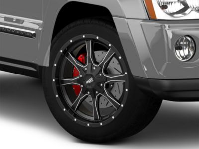 Moto Metal Jeep Grand Cherokee MO970 Semi-Gloss Black Milled