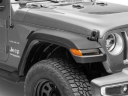 MP Concepts High Clearance Fender Flares with Sequential Turn Signals; Front (18-25 Jeep Wrangler JL)