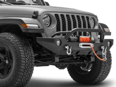 Jeep Licensed by RedRock Adventure HD Front Bumper with Jeep Logo (20-24 Jeep Gladiator JT)