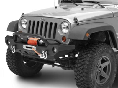 Jeep Licensed by RedRock Adventure HD Front Bumper with Jeep Logo (07-18 Jeep Wrangler JK)