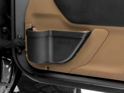 Jeep Licensed by RedRock Door Panel Storage Organizer Tray with Jeep Logo (11-18 Jeep Wrangler JK)