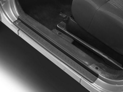 Jeep Licensed by RedRock Door Entry Guards with Jeep Logo (07-18 Jeep Wrangler JK 2-Door)