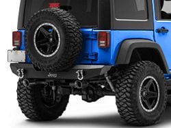 Jeep Licensed by RedRock HD Rear Bumper with LED Jeep Logo Backlight (07-18 Jeep Wrangler JK)