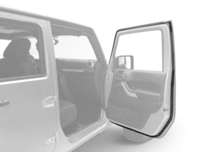 OPR Front Door Weatherstrip; Passenger Side (07-18 Jeep Wrangler JK)