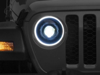 Oracle Oculus Bi-LED Projector Headlights; Matte Black Housing; Clear Lens (20-24 Jeep Gladiator JT)
