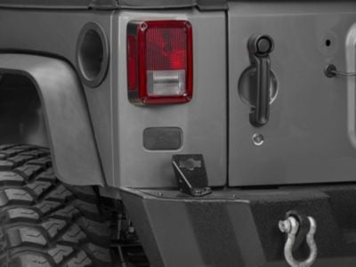 Poison Spyder Jeep Wrangler Rear License Plate Delete Cover