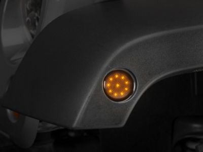 Raxiom LED Side Marker Lights; Smoked (07-18 Jeep Wrangler JK)