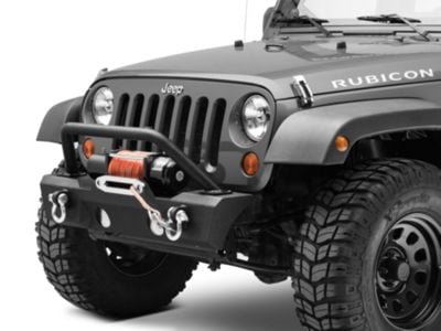 RedRock Attack Stubby Winch Front Bumper (07-18 Jeep Wrangler JK)