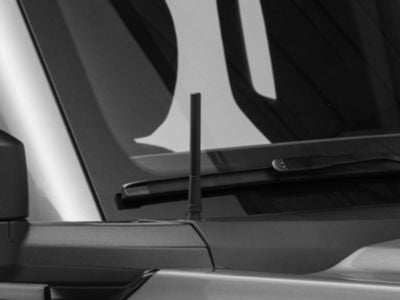 RedRock Short Billet Black Antenna; 5-Inch (Universal; Some Adaptation May Be Required)