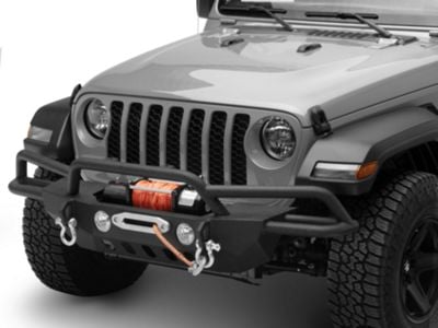 RedRock Crawler-Max Full Width Winch Front Bumper (20-24 Jeep Gladiator JT)