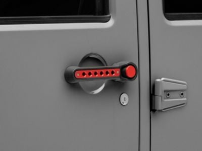 RedRock Jeep Wrangler Billet Aluminum Door Handle Inserts