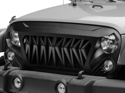 RedRock Deep Woods Grille; Matte Black (07-18 Jeep Wrangler JK)