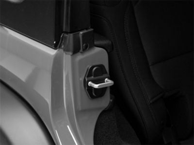 RedRock Door Lock Striker Cover Set (18-24 Jeep Wrangler JL)