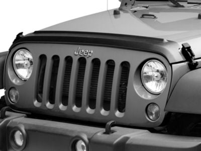 RedRock Hood and Tailgate Protector Set; Textured Black (07-18 Jeep Wrangler JK)