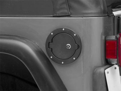 RedRock Locking Fuel Door Cover (97-06 Jeep Wrangler TJ)