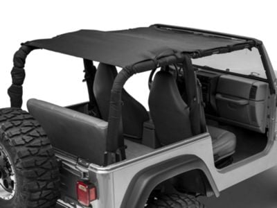RedRock Shade Top; Black (97-06 Jeep Wrangler TJ, Excluding Unlimited)