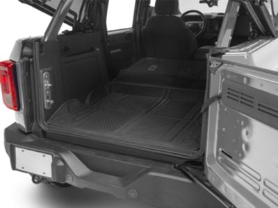 RedRock All-Weather Cargo Liner; Black (21-24 Bronco 4-Door)