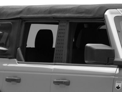 RedRock Bronco Rear Window Trim; Black FB15944 (21-26 Bronco) - Free ...