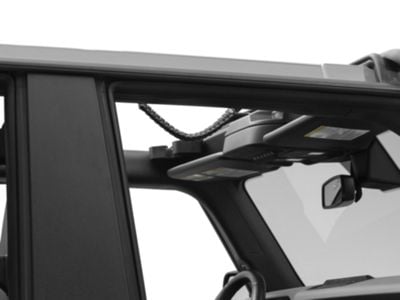 RedRock Paracord Grab Handle; Black and Gray (21-24 Bronco)