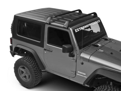 Rhino Rack Jeep Wrangler Vortex SG 2 Bar Roof Rack Black SG60 07 24 Jeep Wrangler JK JL 2 Door Free Shipping