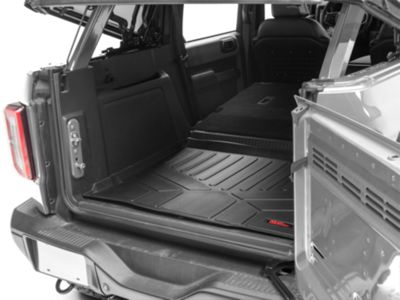 Rough Country Heavy Duty Cargo Liner; Black (21-24 Bronco 4-Door)