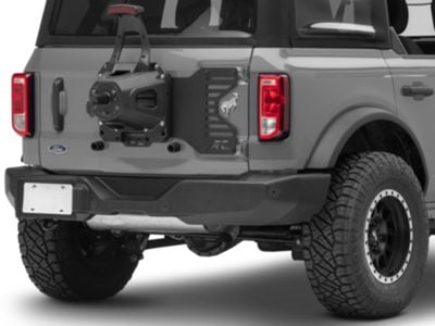 Rough Country Spare Tire Relocation Mount with Tailgate Reinforcement Bracket (21-24 Bronco, Excluding Raptor)