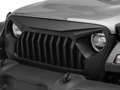 Rough Country Angry Eyes Replacement Grille; Matte Black (20-24 Jeep Gladiator JT, Excluding EcoDiesel)