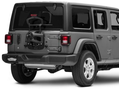 Rough Country Spare Tire Relocation Bracket (18-24 Jeep Wrangler JL w/ Rear Proximity Sensors)