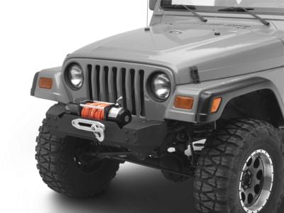 Rough Country Stubby Winch Front Bumper (87-06 Jeep Wrangler YJ & TJ)