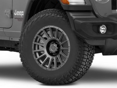 Rovos Wheels Jeep Wrangler Bara Charcoal Wheel; 17x9; -6mm Offset ...
