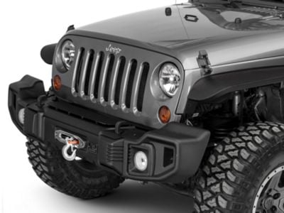 Rugged Ridge Spartacus Front Bumper; Satin Black (07-18 Jeep Wrangler JK)