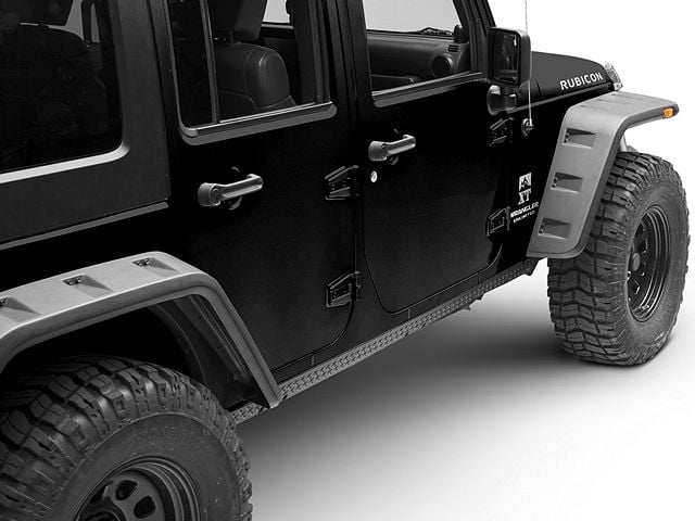 Rugged Ridge Jeep Wrangler Rocker Side Panel Body Armor Kit 11651.05 ...