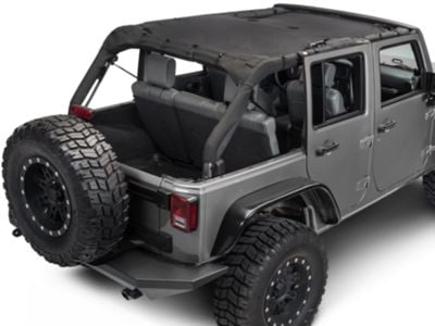 Rugged Ridge Full-Length Eclipse Sun Shade; Black (07-18 Jeep Wrangler JK 4-Door)