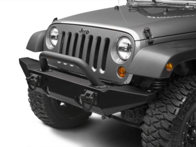 Rugged Ridge Over-Rider Hoop for Rugged Ridge XHD Front Bumpers Only; Textured Black 