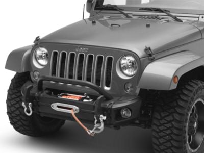 Rugged Ridge Arcus Front Bumper with Over-Rider Hoop (07-18 Jeep Wrangler JK)