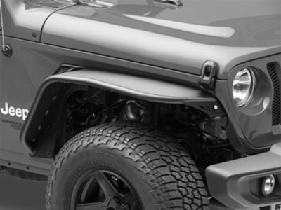 Rugged Ridge HD Steel Tube Fender Flares; Front (18-24 Jeep Wrangler JL)