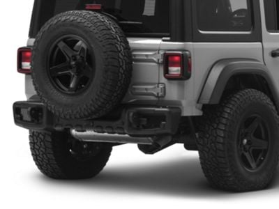 Rugged Ridge Spartacus Rear Bumper; Satin Black (18-24 Jeep Wrangler JL)