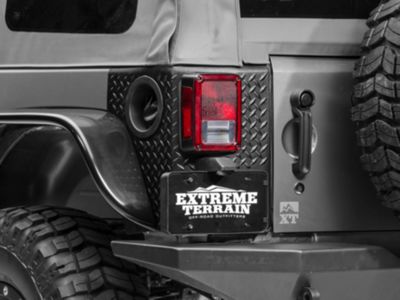 Rugged Ridge Jeep Wrangler Rear Quarter Panel Body Armor Kit 11651.01