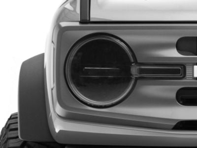 SEC10 Headlight Tint; Smoked (21-24 Bronco)