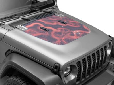 18 - 25 Jeep Gladiator JT RUBICON Hood Decals Stickers Hiking Map 4xe Blue FJ2H7 - Foto 10