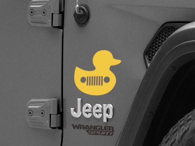 Mopar Licensed by SEC10 Jeep Wrangler Duck Silhouette Decal