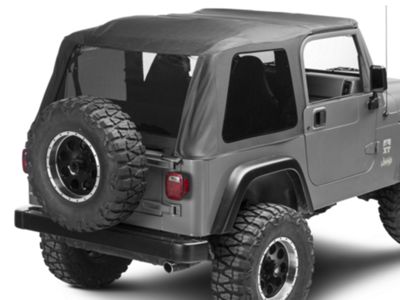 Smittybilt Bowless Combo Soft Top with Tinted Windows (97-06 Jeep Wrangler TJ, Excluding Unlimited)