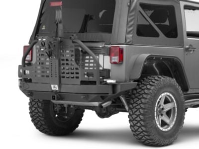 Smittybilt Jeep Wrangler XRC Atlas Tire Carrier 76896-02 (07-18