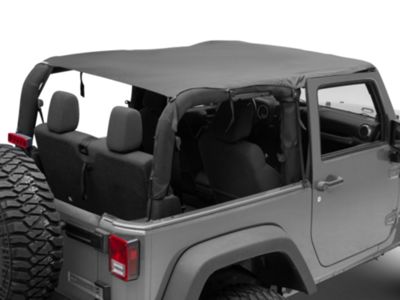 jeep ブランケット Steinjager Jeep Wrangler Bimini Top Plus; Black Diamond