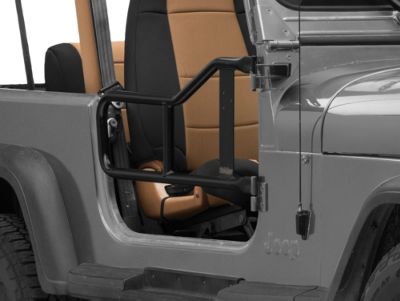 Steinjager Trail Tube Doors; Black (87-95 Jeep Wrangler YJ)