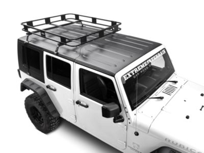 Hardtop Rack Surco Jeep Wrangler Safari Removable Hard Top Rack w/ Basket J100859 ...