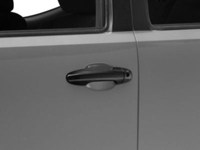 Door Handle Covers; Gloss Black (16-23 Tacoma Access Cab, Double Cab)