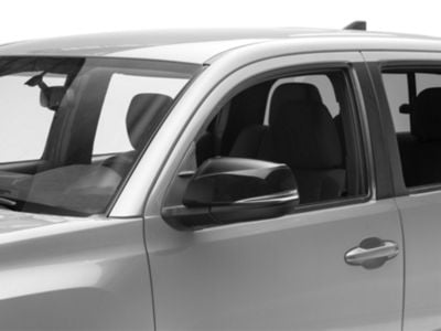 Mirror Covers with Turn Signal Openings; Gloss Black (16-23 Tacoma)