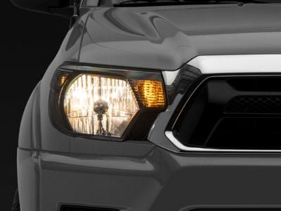 OEM Style Headlights; Black Housing; Clear Lens (12-15 Tacoma)